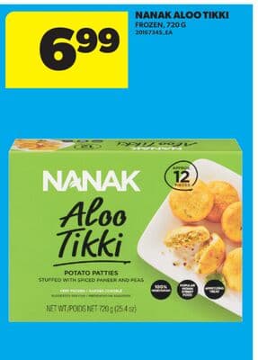 NANAK ALOO TIKKI, 720 G