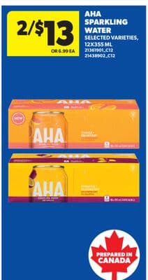 AHA SPARKLING WATER