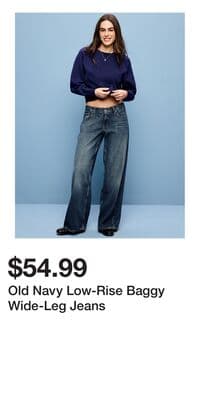 Old Navy Low-Rise Baggy Wide-Leg Jeans