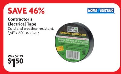 Contractor's Electrical Tape