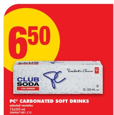 PC® CARBONATED SOFT DRINKS, 12X355 ML