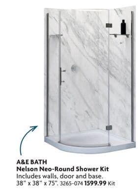 Nelson Neo-Round Shower Kit