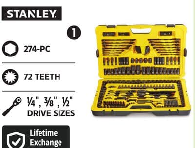 Black Chrome Socket Set.