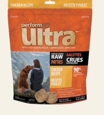 Performatrin Ultra® Freeze-Dried Raw Patties Chicken Recipe Dog Food