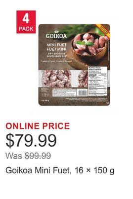 Goikoa Mini Fuet, 16 × 150 g