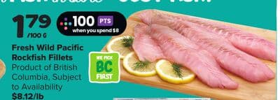 Fresh Wild Pacific Rockfish Fillets