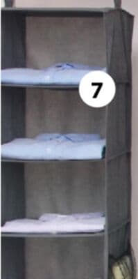 Balse Large 6-tier hanging shelf