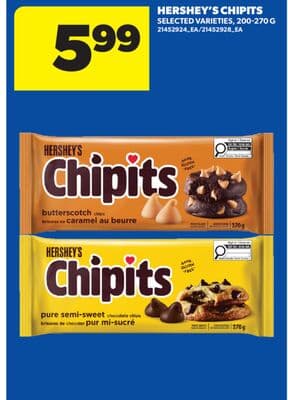 HERSHEY'S CHIPITS, 200-270 G