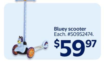 Bluey scooter