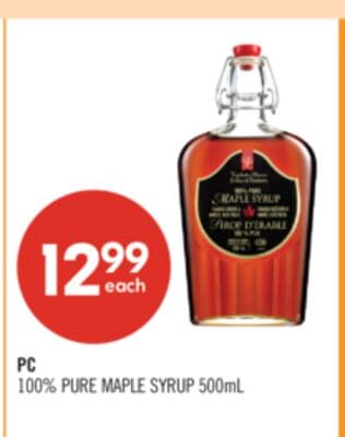 PC 100% PURE MAPLE SYRUP