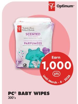 PC® BABY WIPES, 300' s