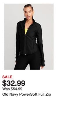 Old Navy PowerSoft Full Zip