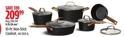Heritage The Rock 10-Pc Non-Stick Cookset