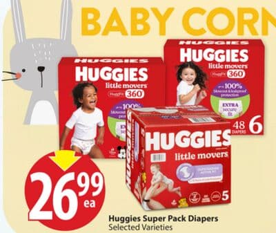 Huggies Super Pack Diapers