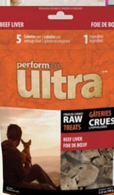 Performatrin Ultra Limited Freeze Dried Beef Liver Dog Treats