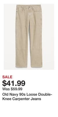 Old Navy 90s Loose Double-Knee Carpenter Jeans