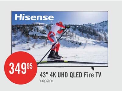 HISENSE 43" QD6QF QLED 4K UHD Smart Fire TV (43QD6QF)