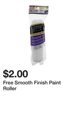 Free Smooth Finish Paint Roller