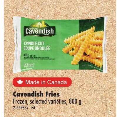 Cavendish Fries, 800 G