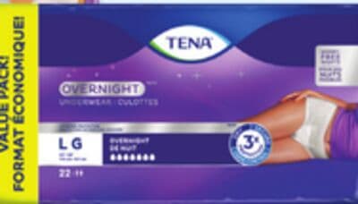 Tena incontinence products