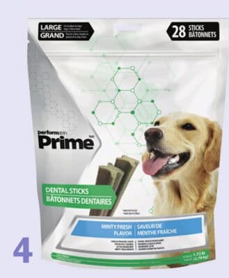 Performatrin Prime Dental Sticks Minty Fresh Flavour Large Dog Treats