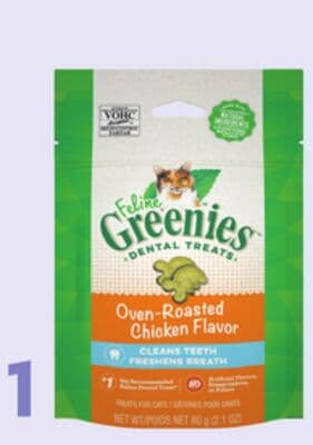 Greenies Oven-Roasted Chicken Flavour Dental Cat Treats