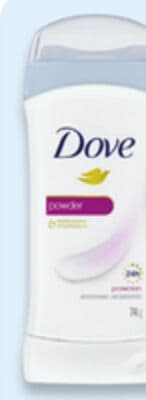Dove deodorant or antiperspirant
