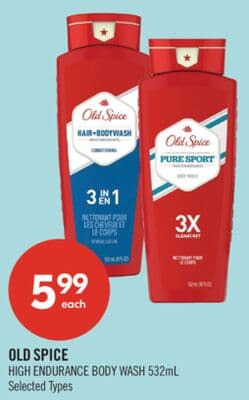 OLD SPICE HIGH ENDURANCE BODY WASH