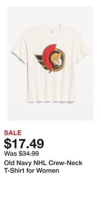Old Navy NHL Crew-Neck T-Shirt for Women