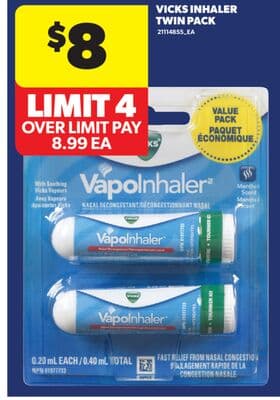 VICKS INHALER TWIN PACK