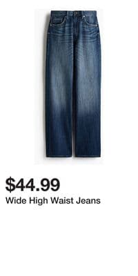 Wide High Waist Jeans
