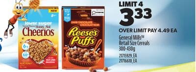 GENERAL MILLS™ RETAIL SIZE CEREALS, 300-430G