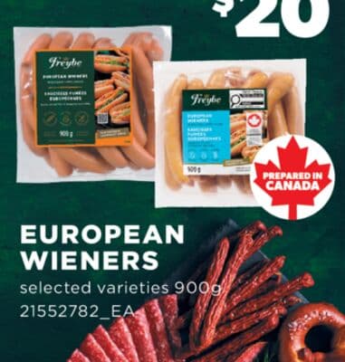 EUROPEAN WIENERS, 900g