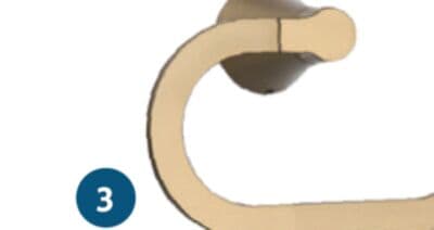 Mikah Bath Accessories Towel ring