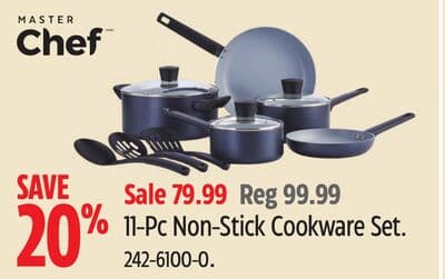Master Chef 11-Pc Non-Stick Cookware Set