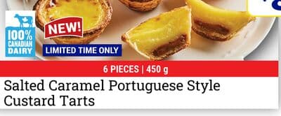 Salted Caramel Portuguese Style Custard Tarts