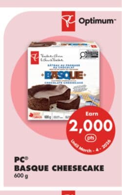 PC® BASQUE CHEESECAKE, 600 G