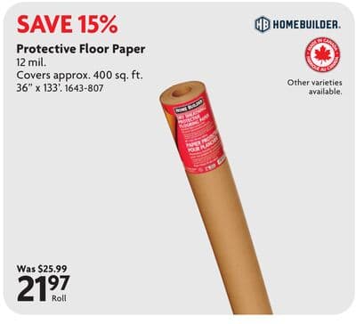 Protective Floor Paper