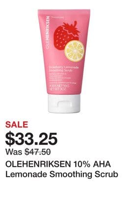 OLEHENRIKSEN 10% AHA Lemonade Smoothing Scrub