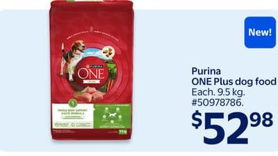 Purina ONE Plus dog food