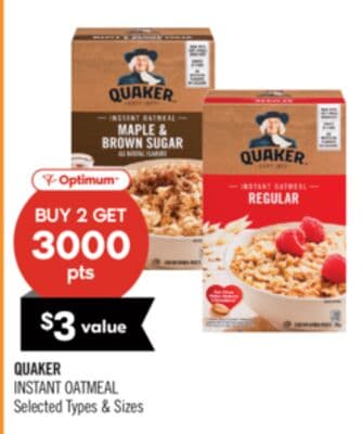 QUAKER INSTANT OATMEAL