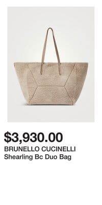 BRUNELLO CUCINELLI Shearling Bc Duo Bag