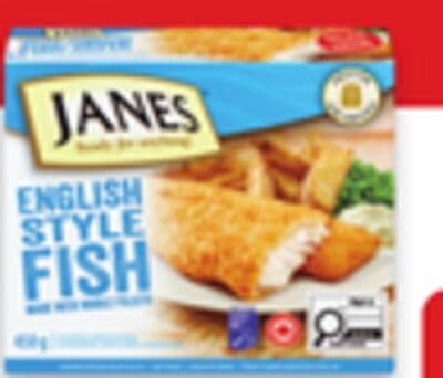 Janes battered fish fillets