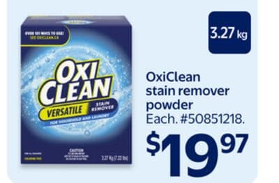 OxiClean stain remover powder