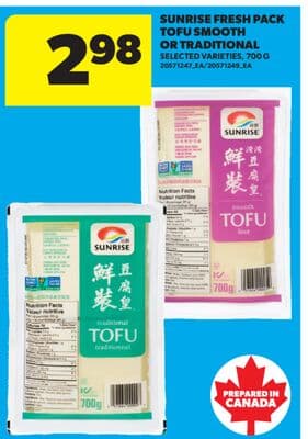 SUNRISE FRESH PACK TOFU, 700 G