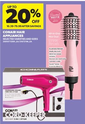 CONAIR HAIR APPLIANCES