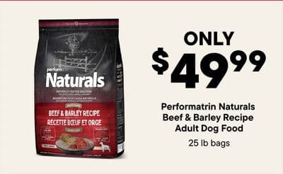 Performatrin Naturals Beef & Barley Recipe Adult Dog Food