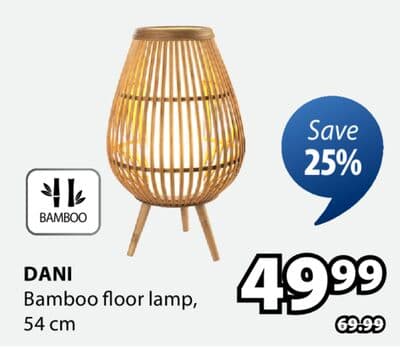 DANI Bamboo floor lamp