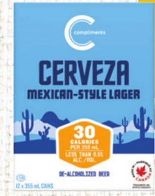 Compliments De-Alcoholized Beer