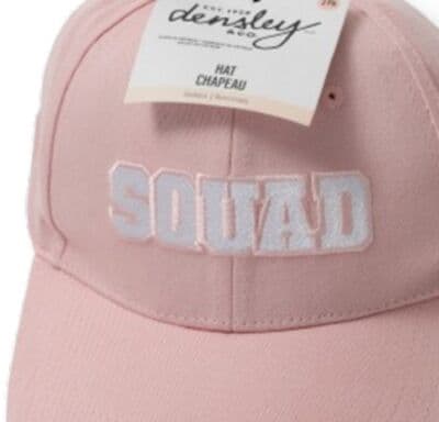 Pink Squad Cotton Dad Hat, 3-pk